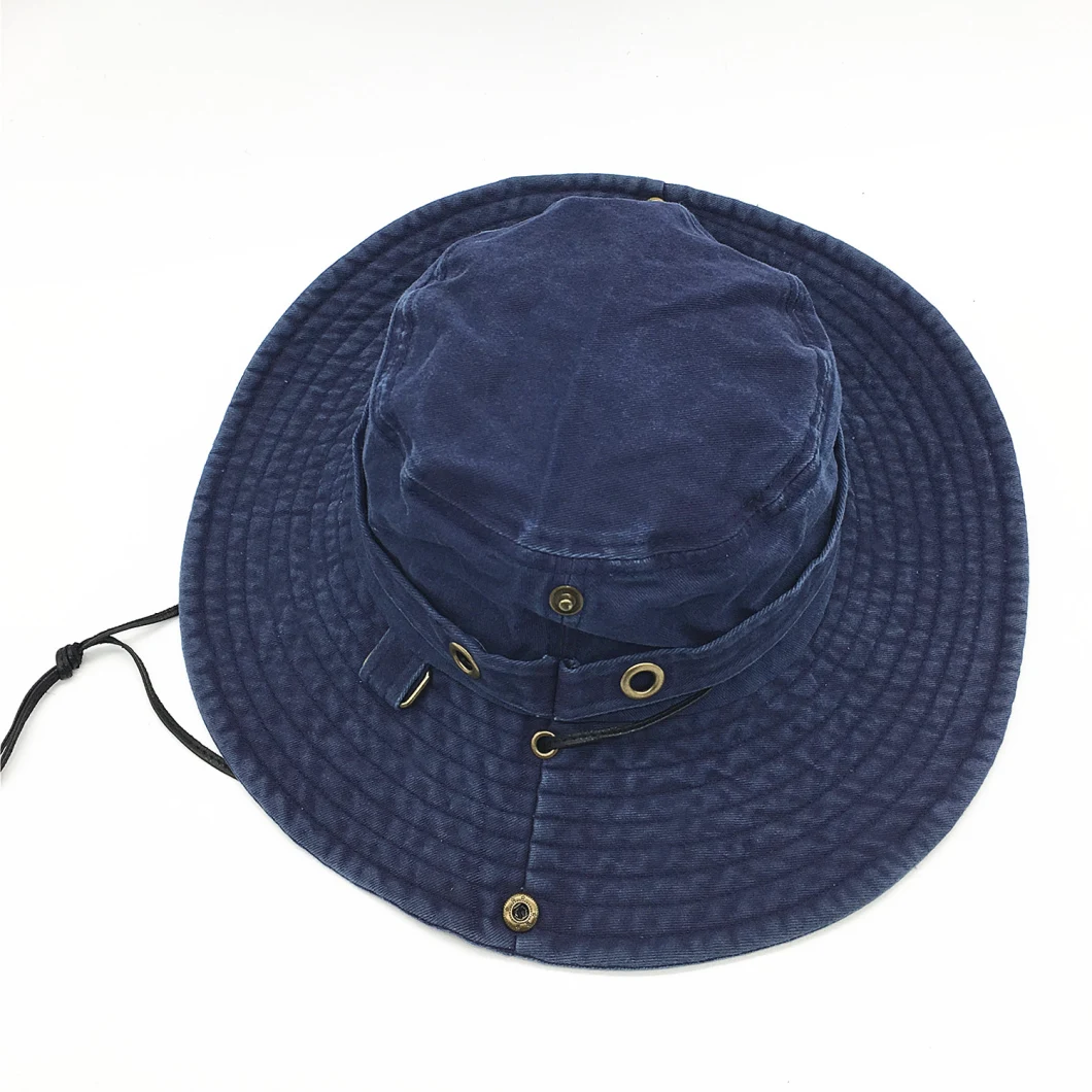 OEM Embroidered and Printed Logo Leisure Cap, Fisherman Cap, Barrel Hat Fishing Hat