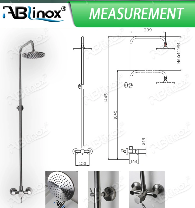 Stainless Steel Shower Set (AB207)