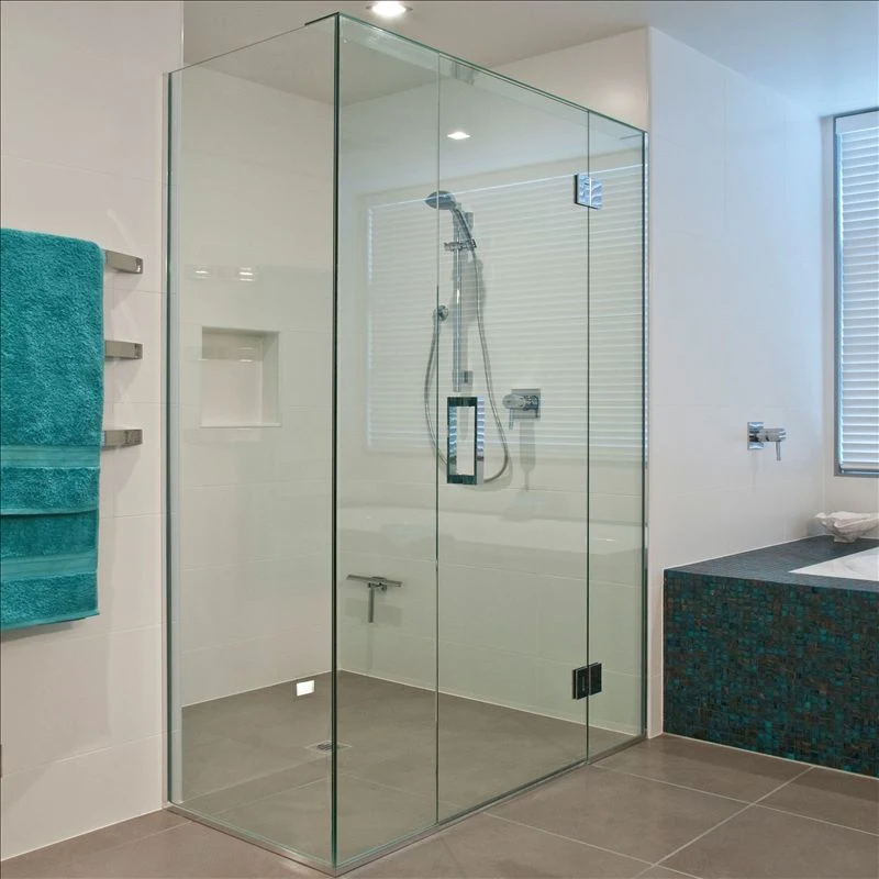 Tempered Shower Screen Flat or Curved Glass