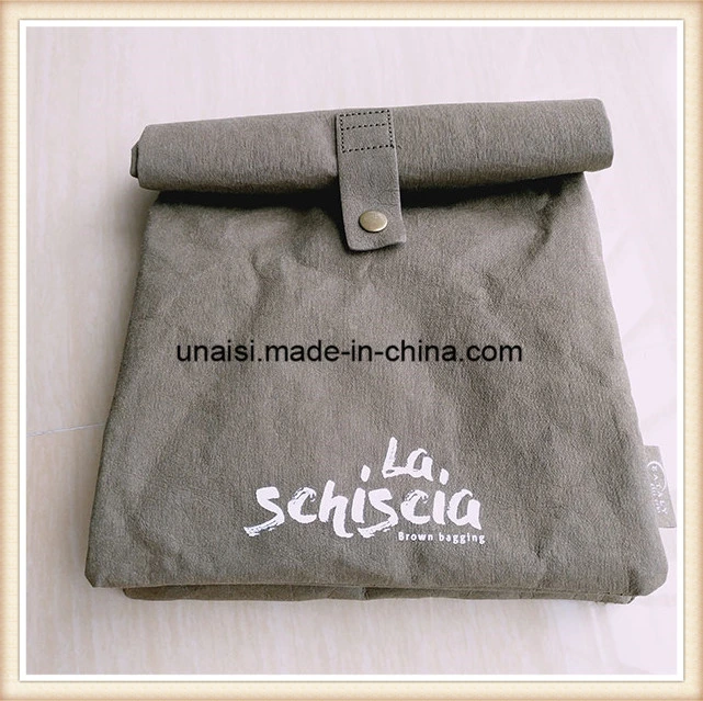 Reusable Washable Kraft Paper Eco-Friendly Snack Lunch Bag
