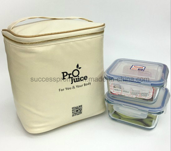 Striped Promotional Outdoor Insulated Picnic Bag, Cooler Lunch Bag, Mommy Cooler Bag