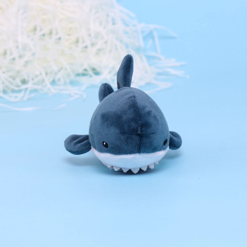 Custom Available Whale Plush Toy Small Cartoon Plush Shark Toy Plush Shark Keychain