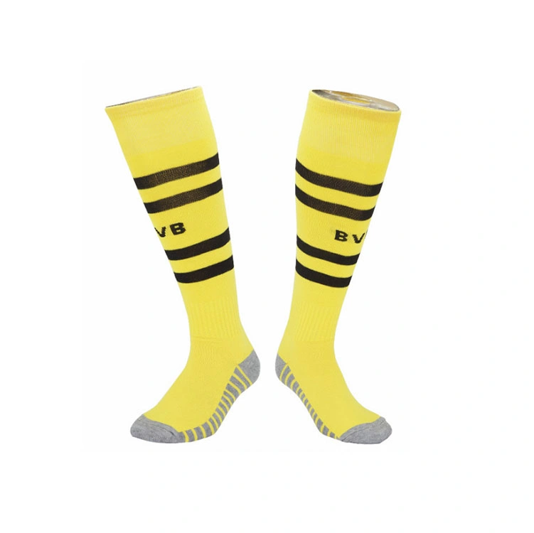 Wholesale Custom Cotton Nylon Knee High Soccer Football Socks Men