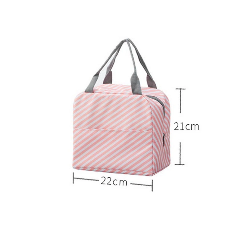 Freezable Best Quality Insulated Zip Closure Foldable Tote Lunch Cooler Bag