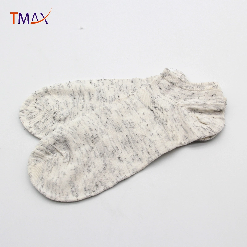 Men Solid No Show/Low Cut Ankle Socks Breathable Custom Logo Socks