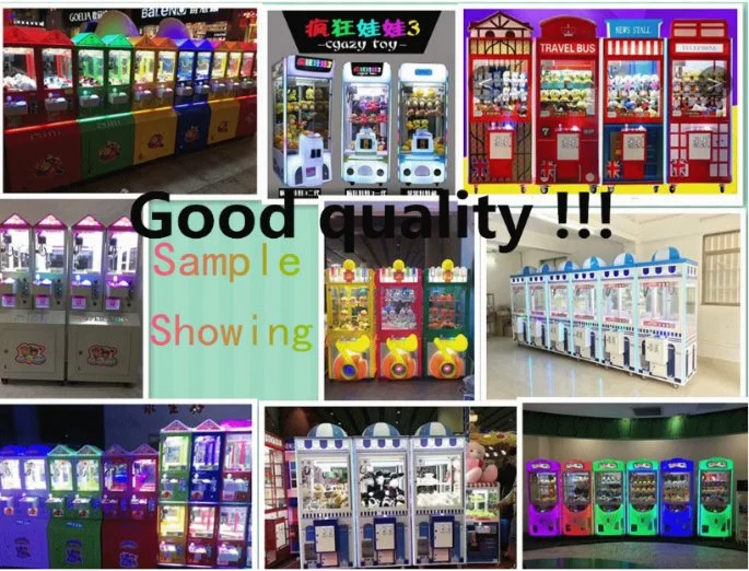 Han&Jun Cut UR Prize Plush Toy Scissors Crane Machine Coin Operated Prize Vending Game Machine