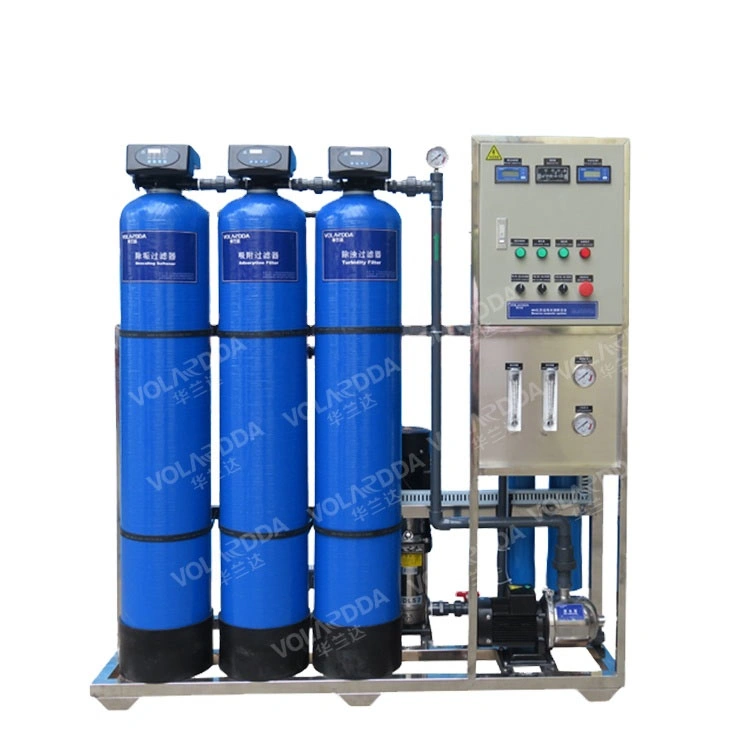 Full Set FRP Water Purifier Reverse Osmosis Water Treatment Plant Water Softener