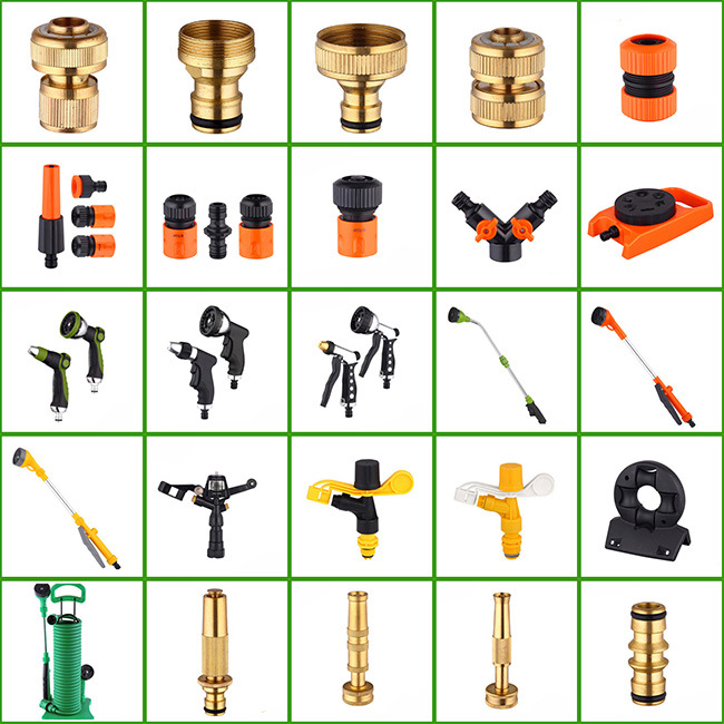 High Pressure Adjustable Hose Jet Brass Water Spray Nozzle