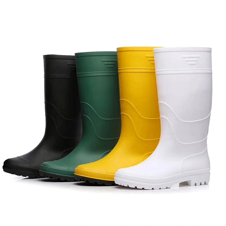 Cheap Pricerubber Working Rain Boots Wellington Boots PVC Rain Shoes