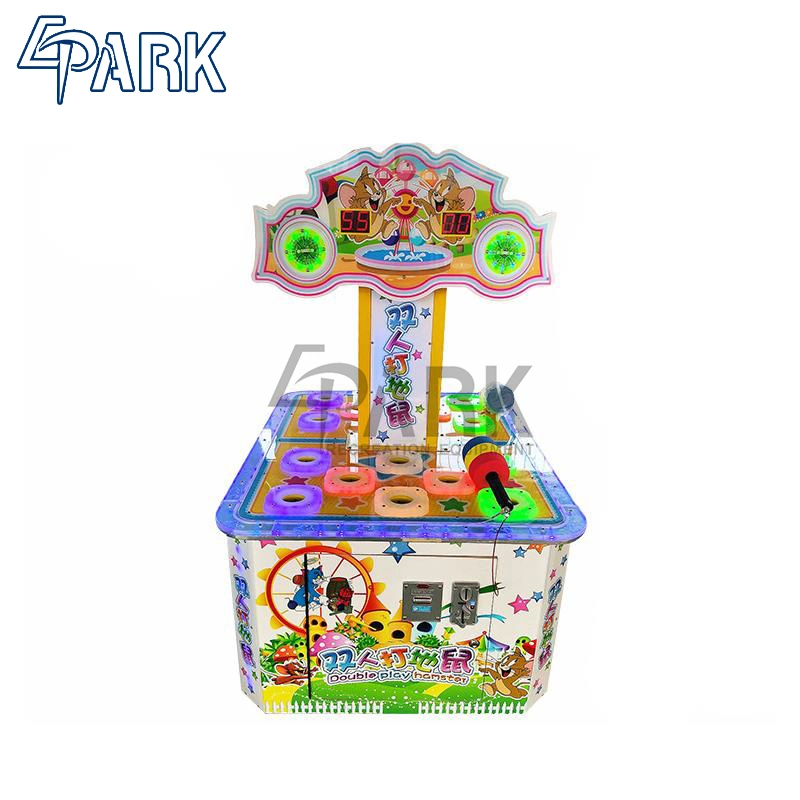 Hit Hamster Hammer Coin Operated Whack a Mole Game Machine for Sale
