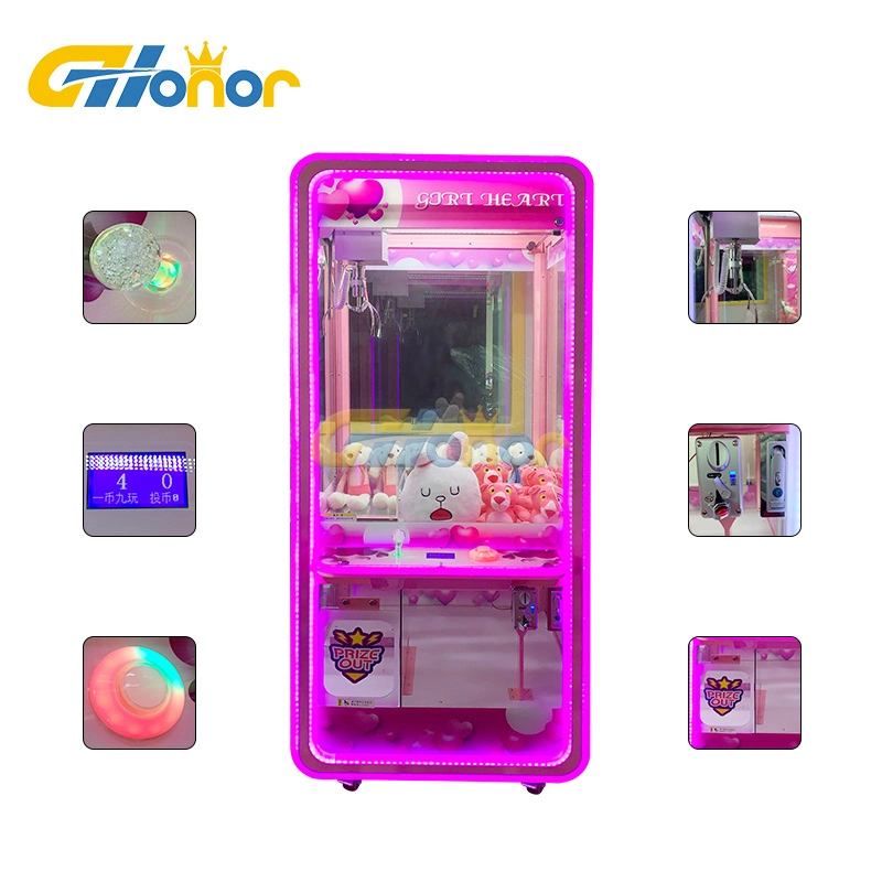 High Quality Coin Operated Toy Catching Game Arcade Toy Claw Crane Game Machine Arcade Prize Vending Arcade Claw Game Machine for Shopping Mall