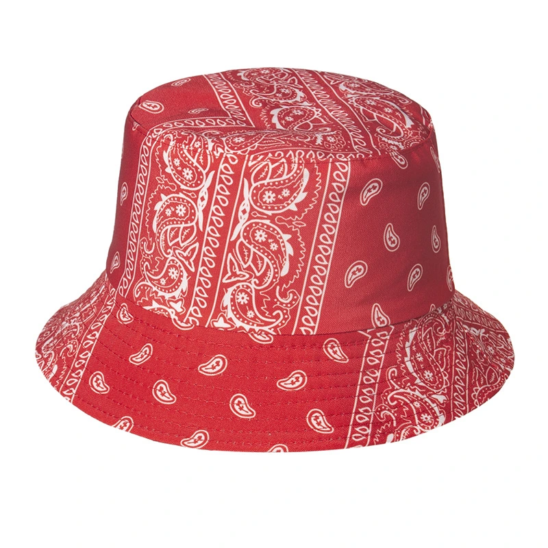 European and American Style Cashew Print Fisherman Hat Bucket Cap