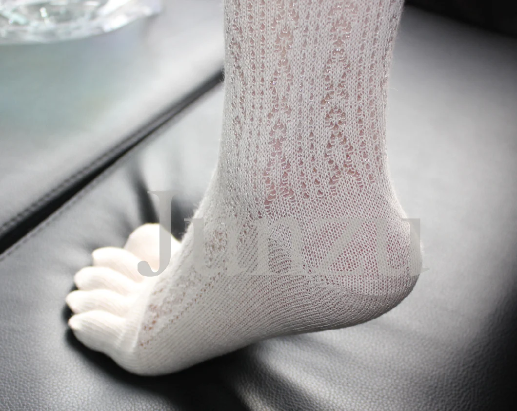 Rib Socks Women Five Fingers Toe Socks Ankle Socks