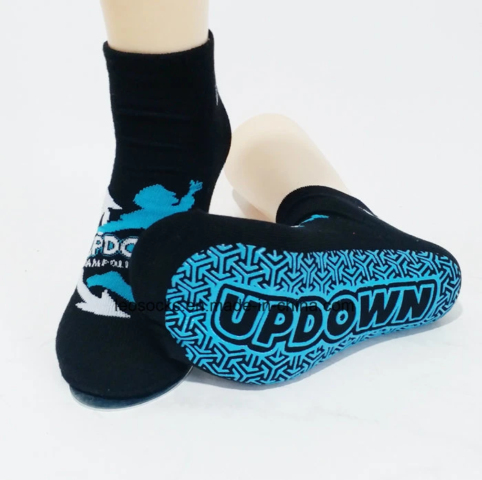 Custom Made Logo Trampoline Socks Jump Socks Anti-Slip Socks