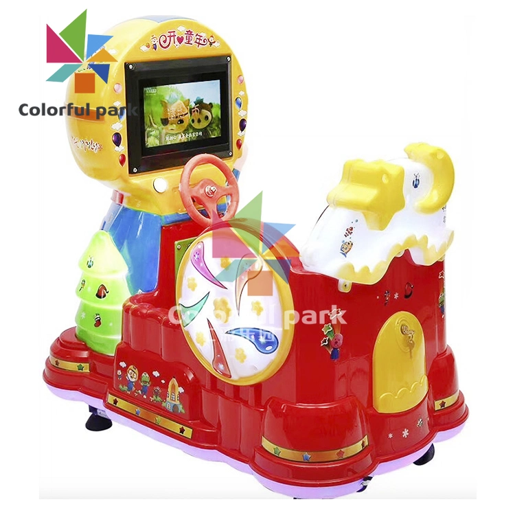 Colorful Park Arcade Vending Game Machine Kiddie Ride Video Game Machine