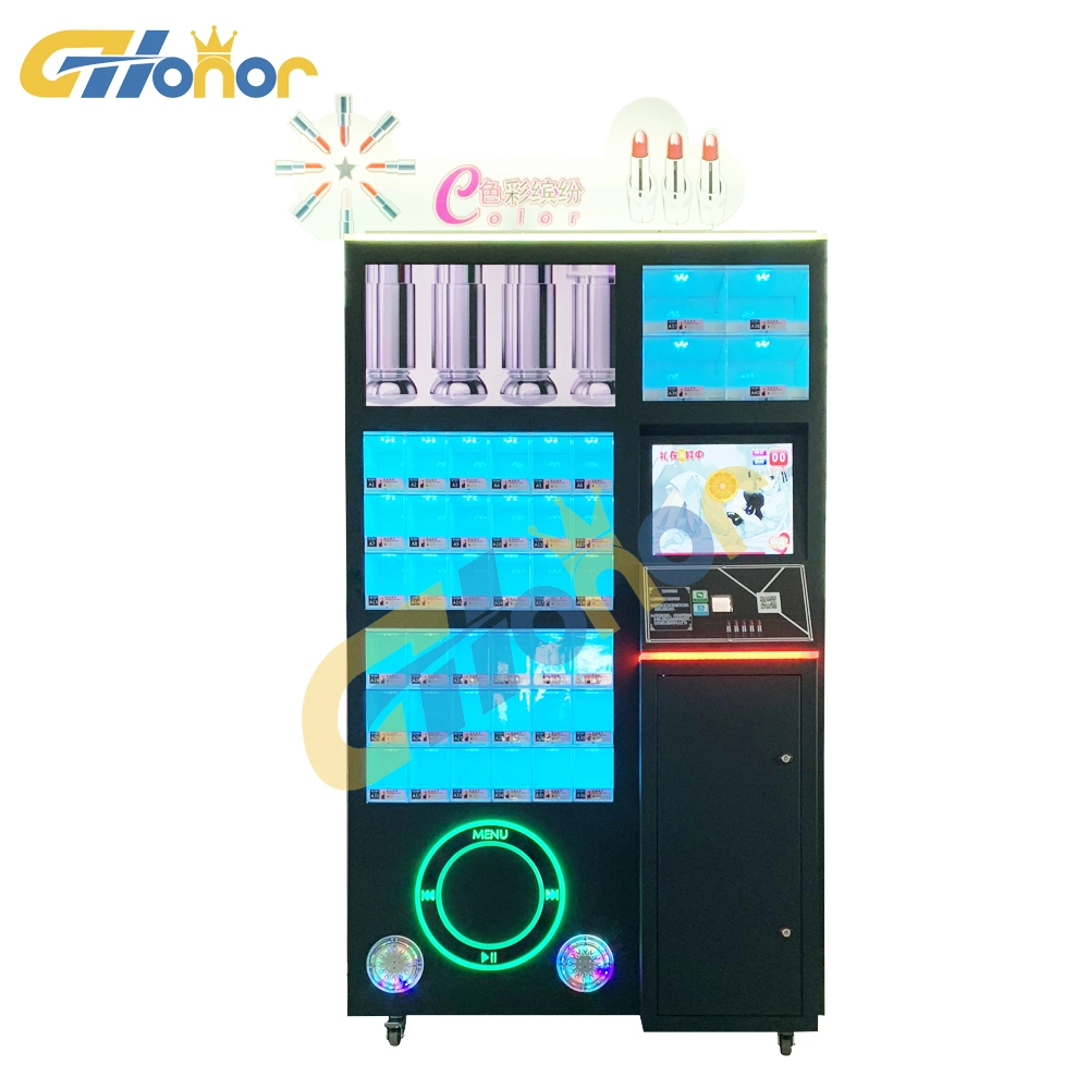 Hot Selling Electronic Coin Pusher Vending Prize Game Arcade Lipstick Vending Game Machine Makeup Vending Game Machine for Shopping Mall