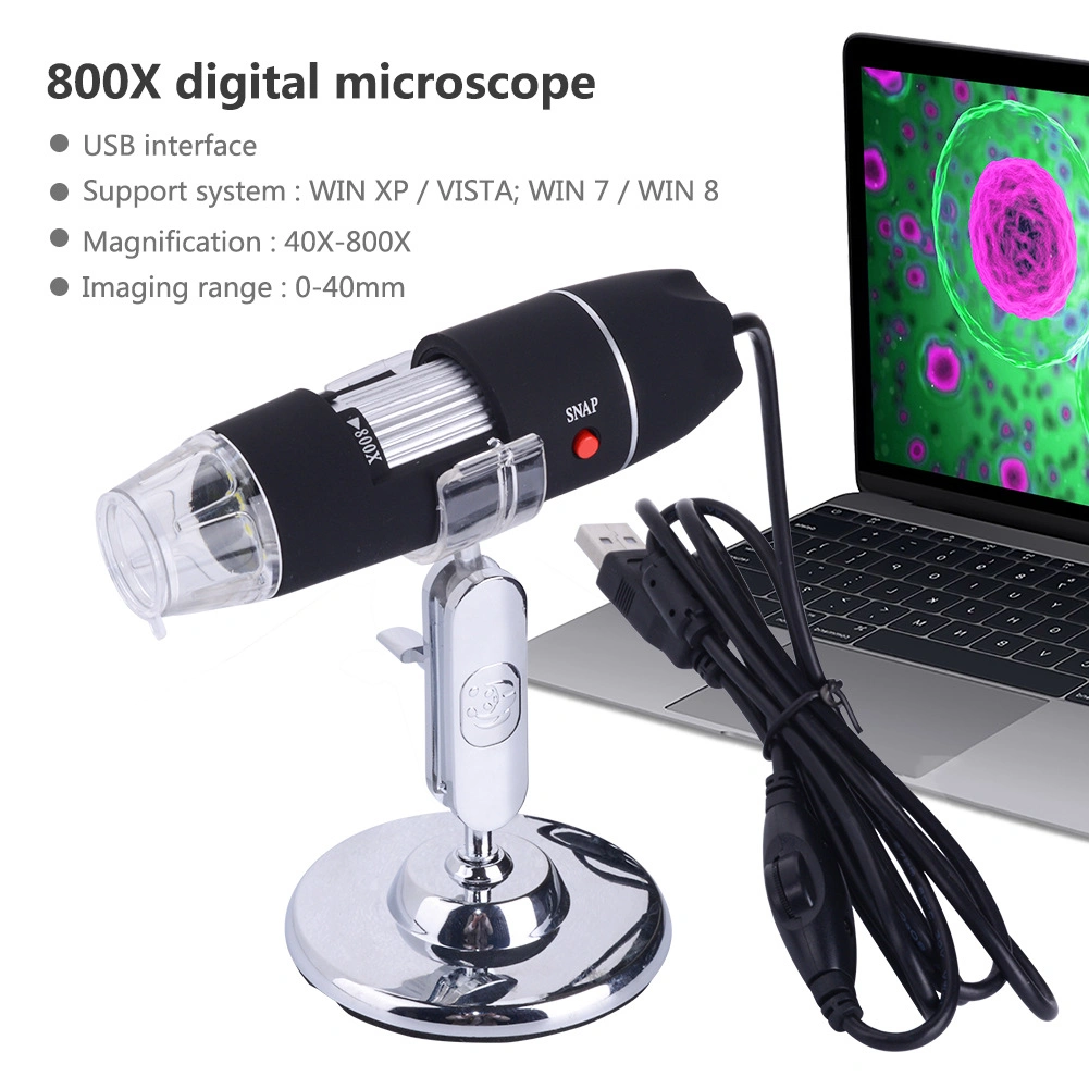 USB Digital Microscope 800X with 8 LED Light Tte01504