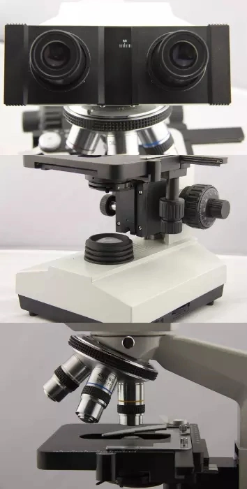 Student Medical Lab Optical Biological Binocular Electronic Microscope