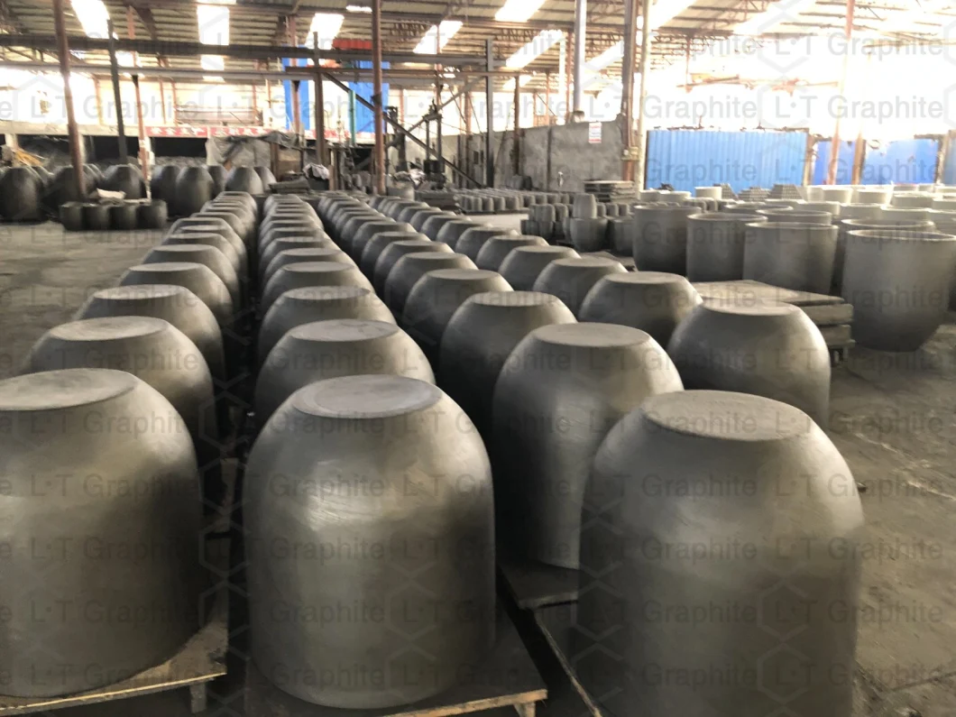 Long Sevice Life Graphite Crucibles for Standard Graphite Al Gasification Crucible