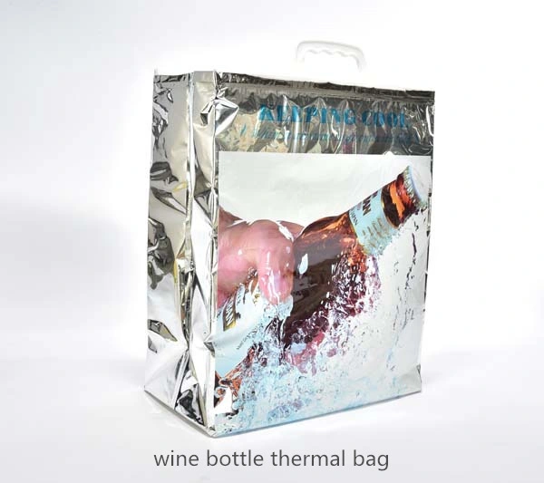 Portable Insulated Drink Carrier Bag Aluminium Plastic Cooler Bag for Beverage Cola Cheap Thermal Bag