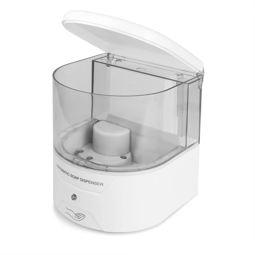 White 600ml Infrared Induction Smart Liquid Soap Dispenser Sensor Touchless Automatic Soap Dispenser for Kitchen