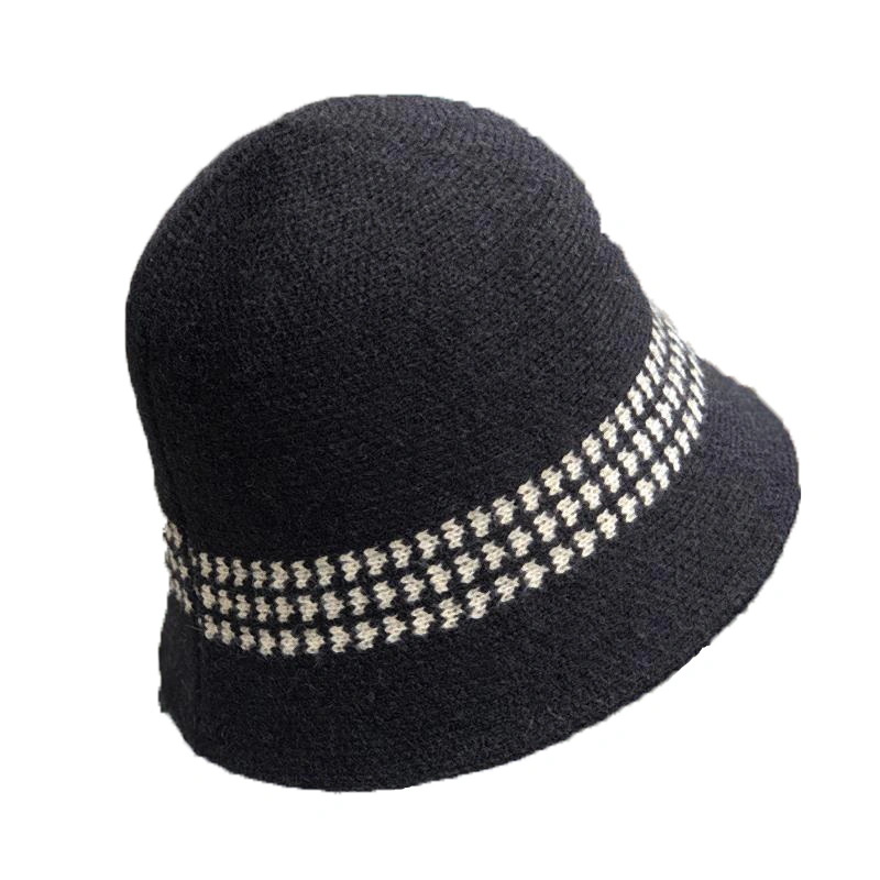 High Quality Double Brim Custom Logo Winter Hat Bucket Hat