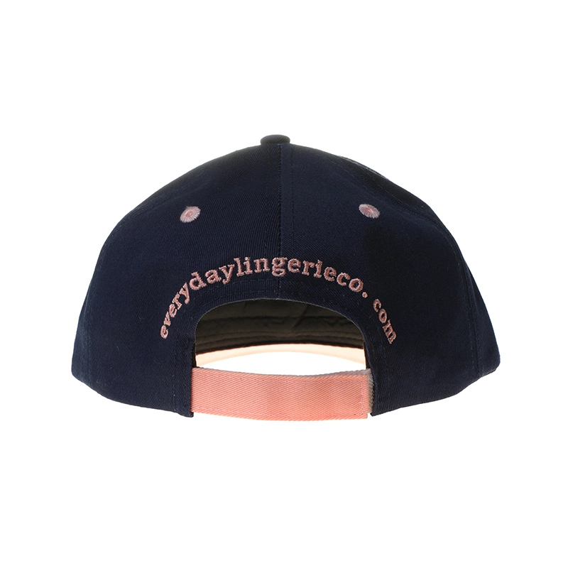 Promotional Cotton Baseball Hat with Custom Puff Embroidery Logo