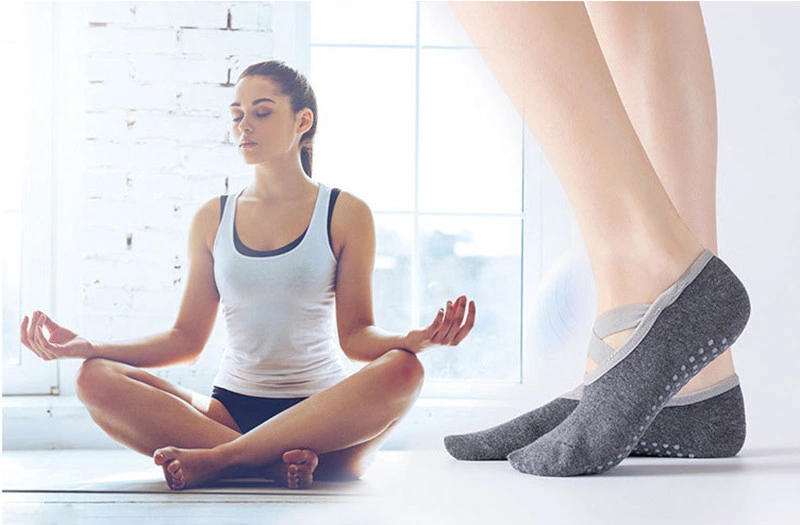 Yugland Women Five Finger Anti Non Slip Pilates Yoga Socks Half Anti-Slip 5 Toe Ankle Antislip Grip Toeless Yoga Socks