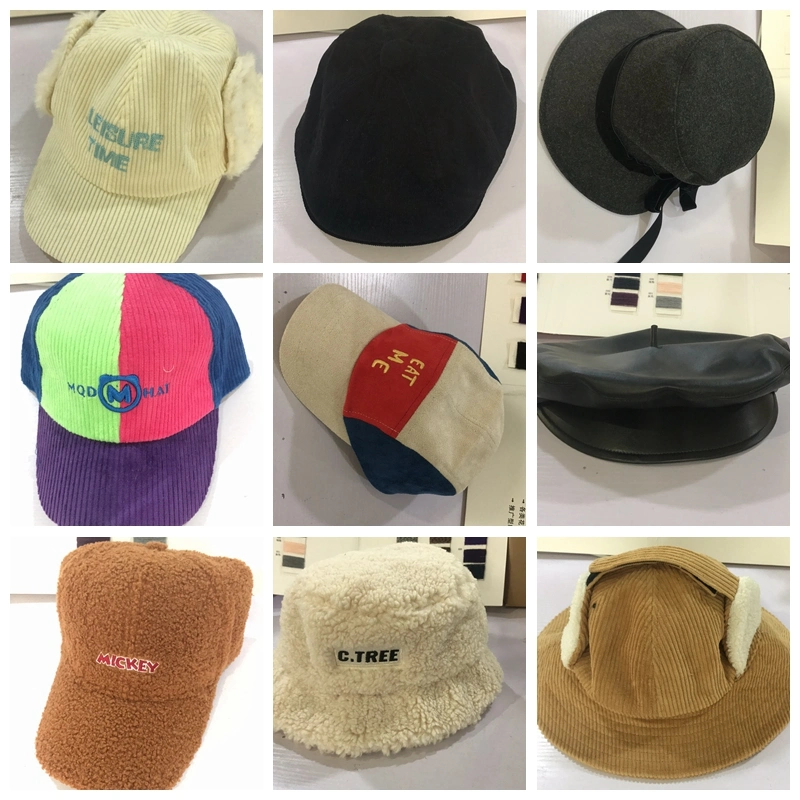 Custom Hats Short Brim Berets Men Caps Blank Wool Beret Hat