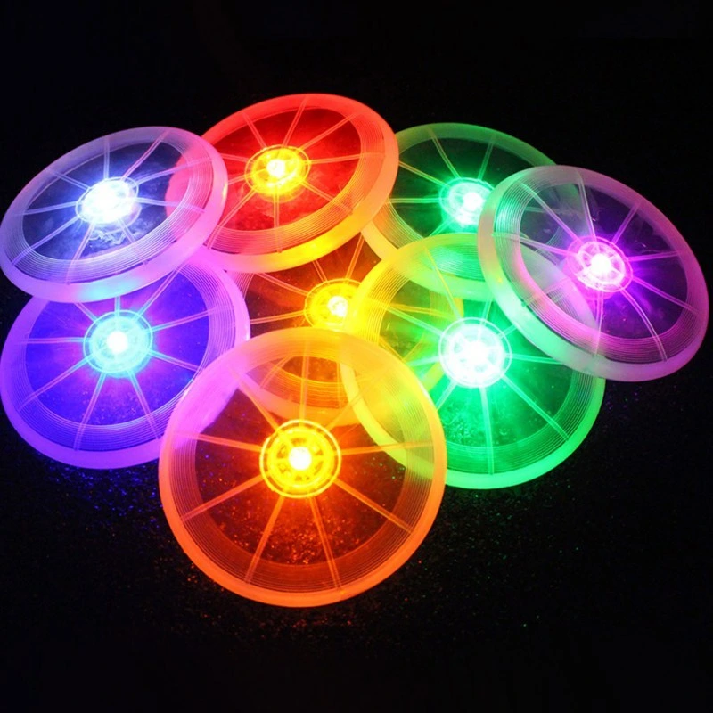 Pet Supplies Dog Toys LED Luminous Flying Disk Environmental Protection Material Dog Training Supplies Dog Chew Toys