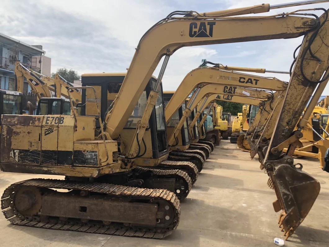 Slightly Used 7 Ton Small Cat Excavator Caterpillar 307c, 307D with Rubber Track Pads for Sale