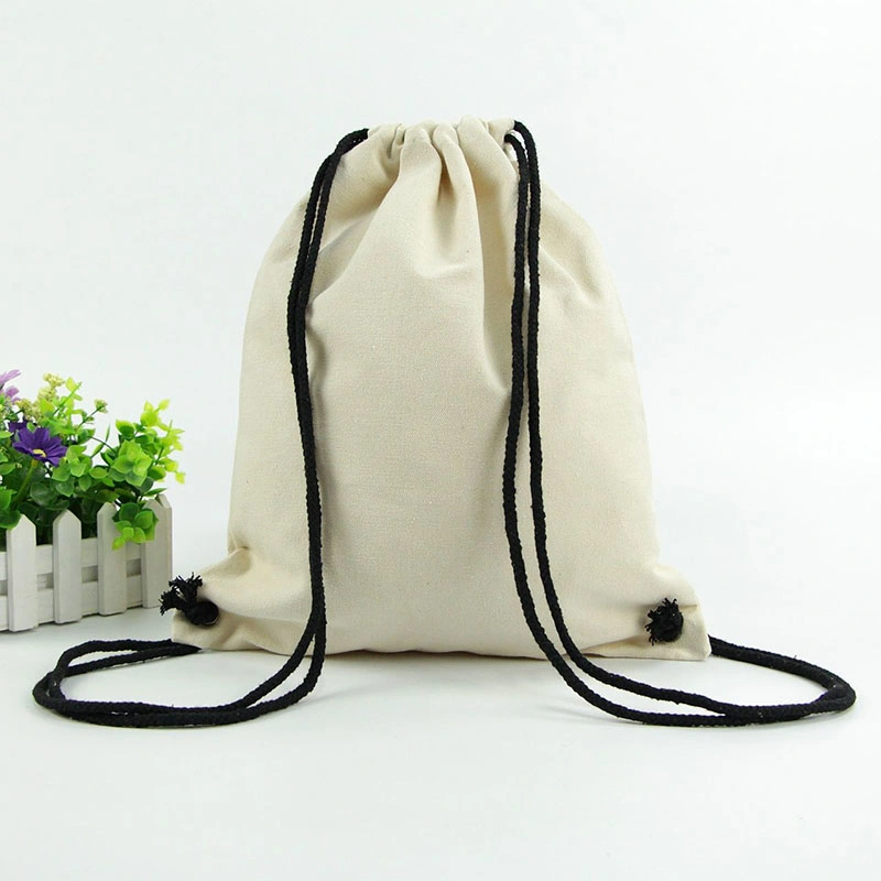 Drawstring Bag Custom Sport Backpack Polyester Drawstring Bags with Logo Printing and Zipper