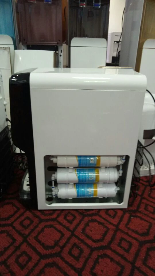 220V UF RO 2 Taps Hot and Cold Water Dispenser for Office