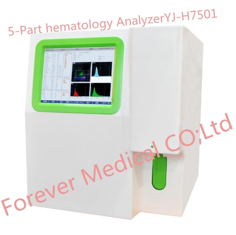 Yj-75 Series Fully Automatic 5-Part Diff Hematology Analyzer