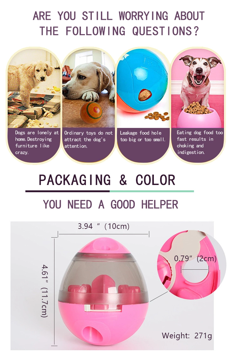 New Feeder Pet Dog Toys Interactive Food Treat Dispensing Leakage Device Durable Pet Toy