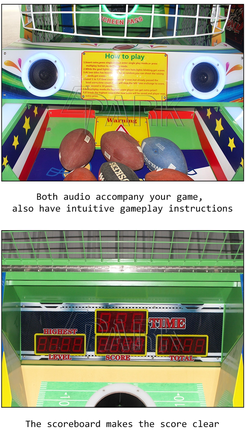 Coin Operated American Football Basketball Rugby Game Arcade Machine