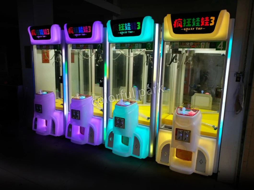 Colorful Park Claw Machine Games Arcade Game Machine Video Game