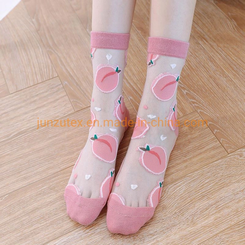 Comfortable Fashion Sexy Lace Women Thin Short Socks Pink Soft Low Cut Ankle Socks Short Summer Socks Women