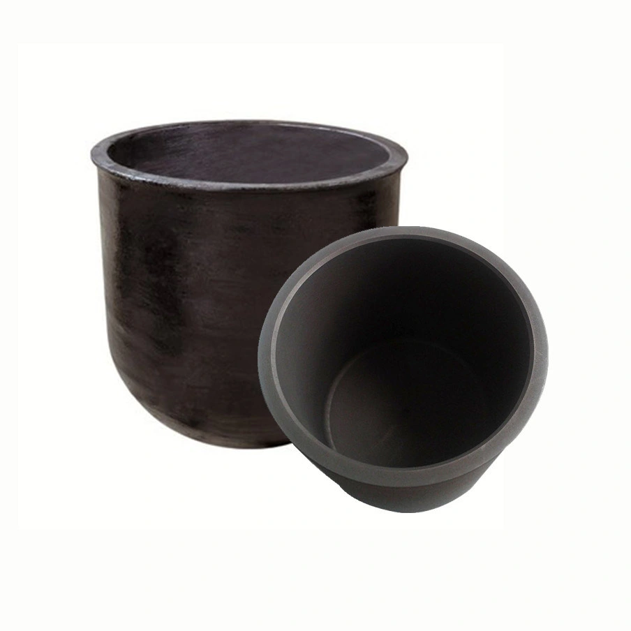 High Quality Flake Graphite Raw Material Silicon Carbide Graphite Crucible for Non-Ferrous Melting