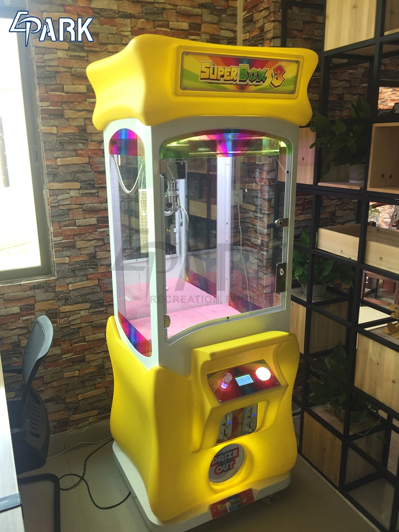Claw Doll Coin-Operated Entertainment Super Box 3 Prize Game Machine