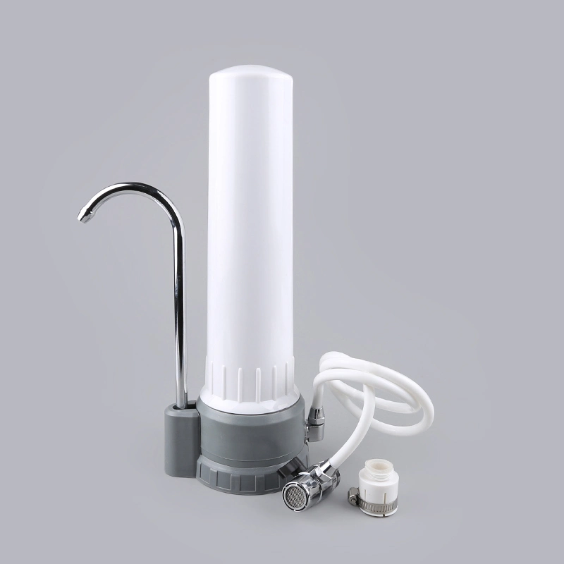 Plastic Counter Top Water Purifier Single Water Filter PP/GAC/CTO Filter