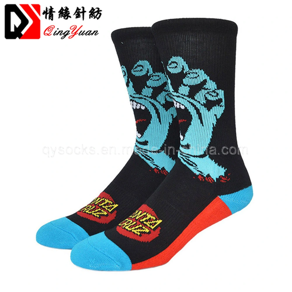 Custom Men Colorful Happy Business Dress Socks