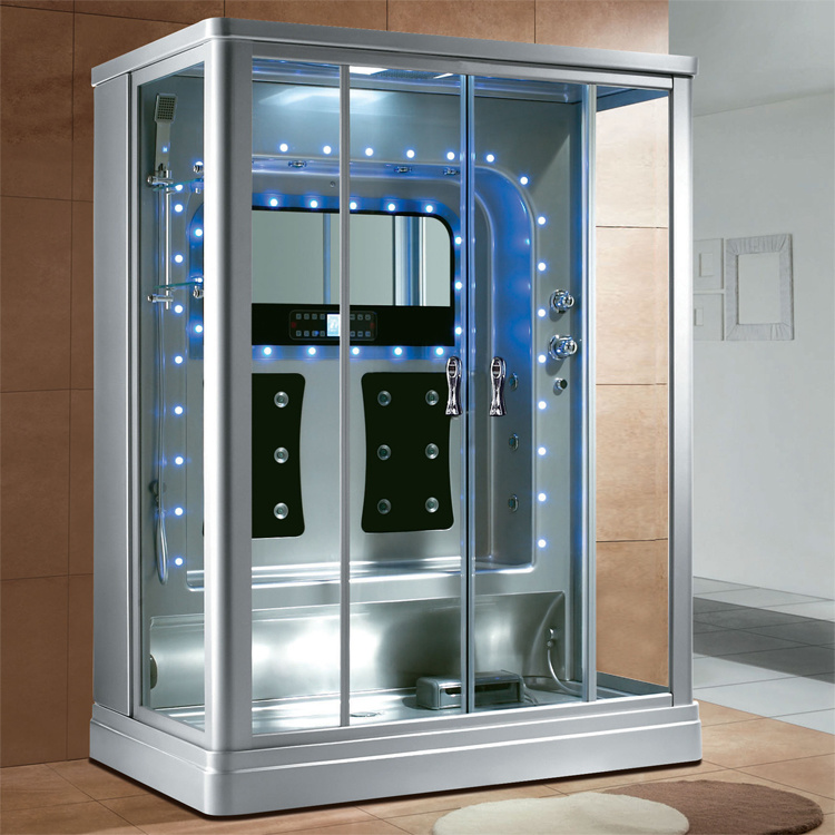 Hot Selling Square Two Persons Steam Sauna Room with Shower Base (Y847)
