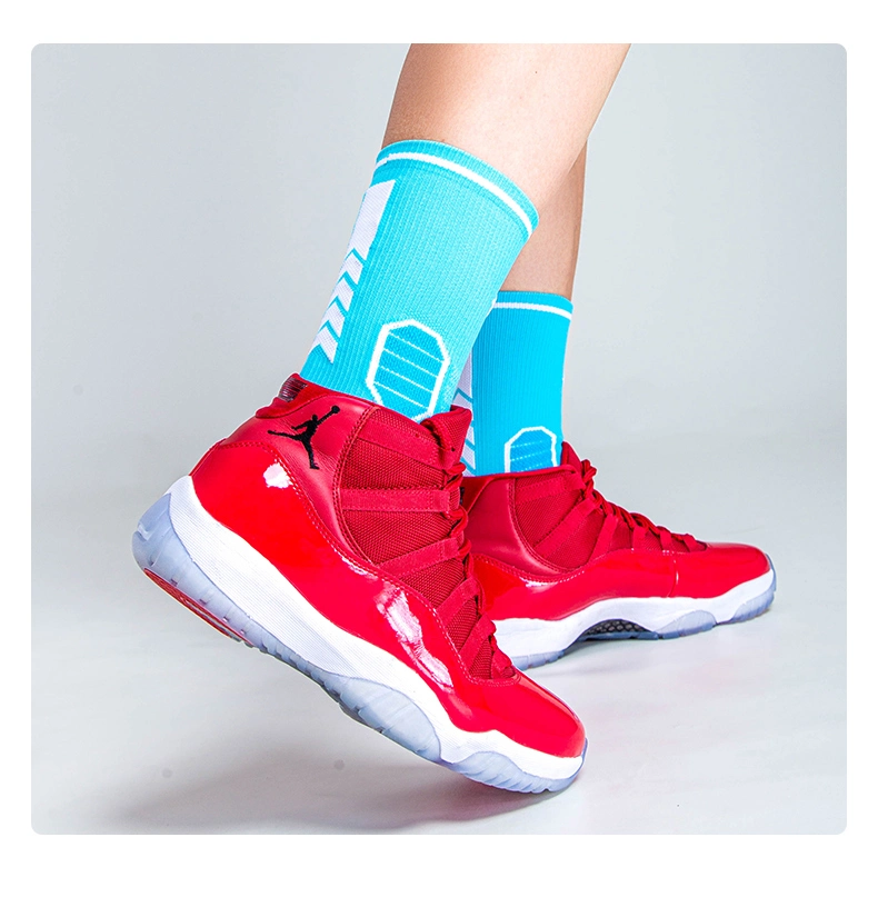 Rigorer Custom Design Socks Running Basketball Thick Towel Material Sports Wear Wholesale Men