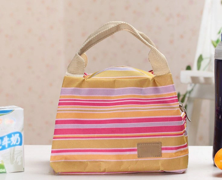 Waterproof Zipper Lunch Bag Women Girls Student Lunch Box Thermo Bags Office School Picnic Cooler Bag