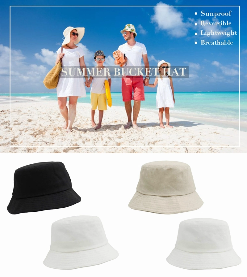 Factory Wholesale Bucket Hat Custom Cap Fisherman Cap Bucket Hat Caps and Hats