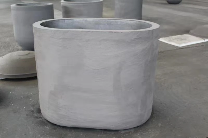 Silicon Carbide Graphite Crucible U-Shaped Crucible for Melting Aluminum