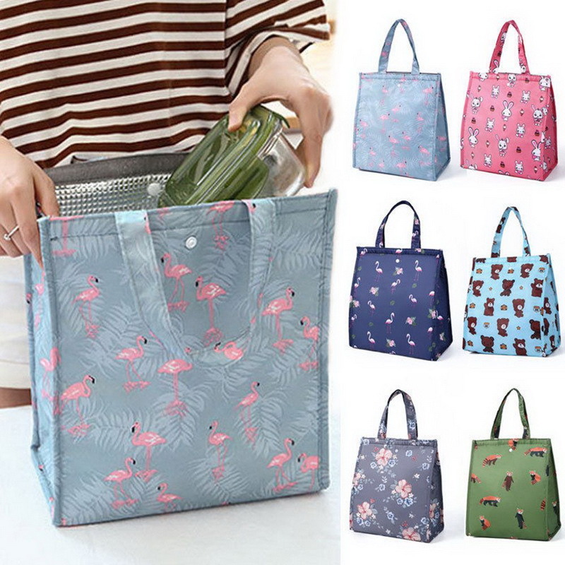 New Fashion Portable Multi-Color Oxford Fabric Double Deck Adult Lunch Bag Thermal Picnic Cooler Bag