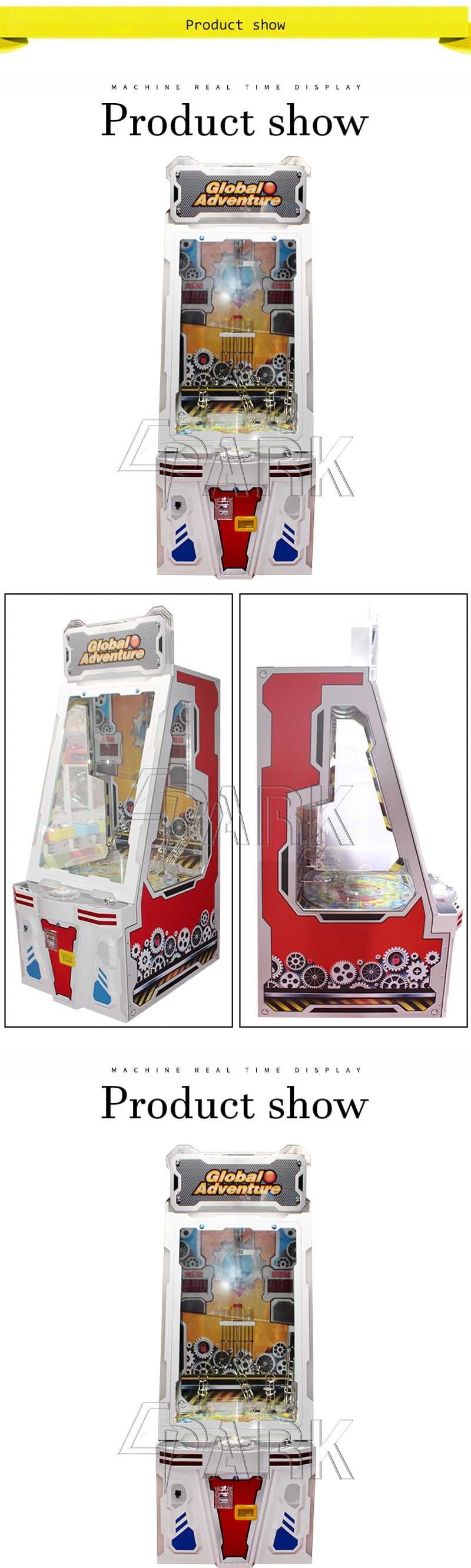 Super Attractive Indoor Game Machine Exciting Coin Operated Ball Adventure Ticket Machine