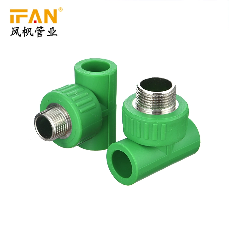 Wholesale Polyethylene Pipe Fittings PPR Brass Fitting Coupling Union Valve Pn25 PPR Pipe Fitting for Plumbing